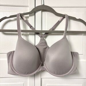 Victoria's Secret Body By Victoria Racerback Demi Grey Bra - Size 38C